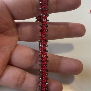 New Handmade Dark Silver Tone Beads Bracelet